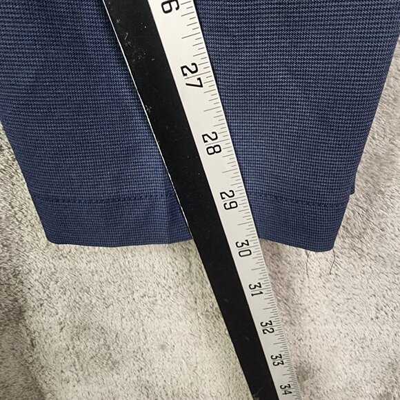 Mens Blue Greg Norman Dress Pants Straight Chino Golf Flat Front Size 40X30 - Picture 10 of 12